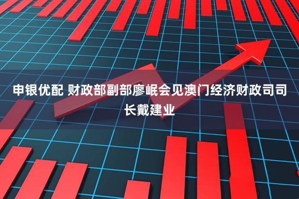 申银优配 财政部副部廖岷会见澳门经济财政司司长戴建业